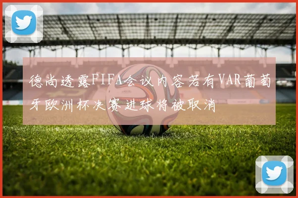 德尚透露FIFA会议内容若有VAR葡萄牙欧洲杯决赛进球将被取消